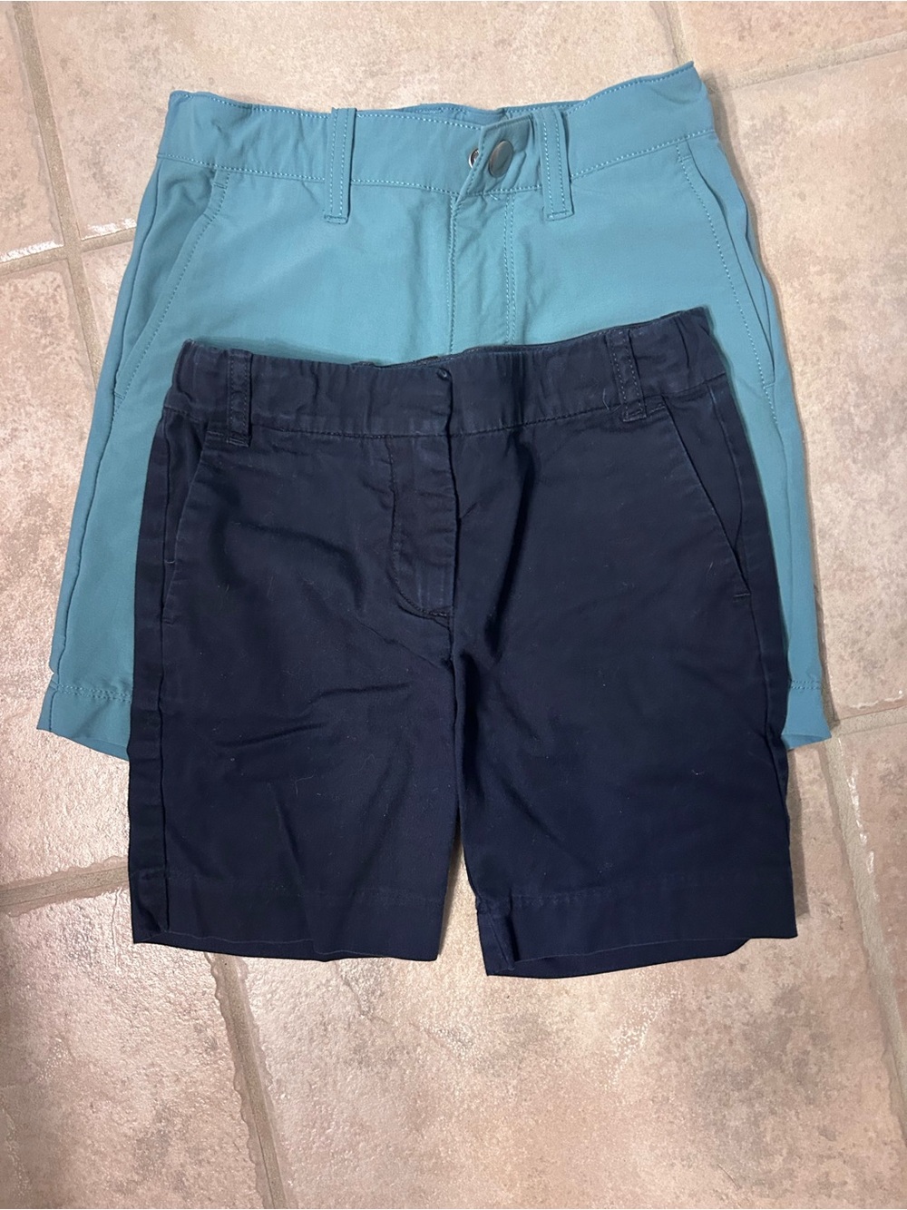 Lot of 2 Crewcuts Boys' Shorts - Teal and Navy, size 5